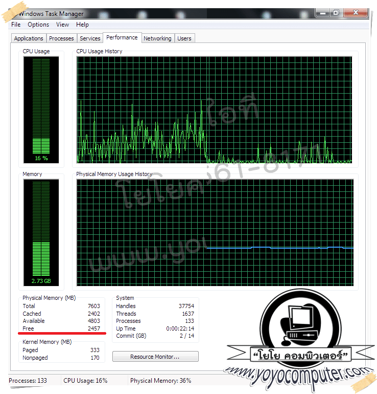 คอมพิวเตอร์ช้า หน่วง ค้าง เพิ่มแรมแล้ว ก็ยังไม่หาย มาดูสาเหตุกันครับr8