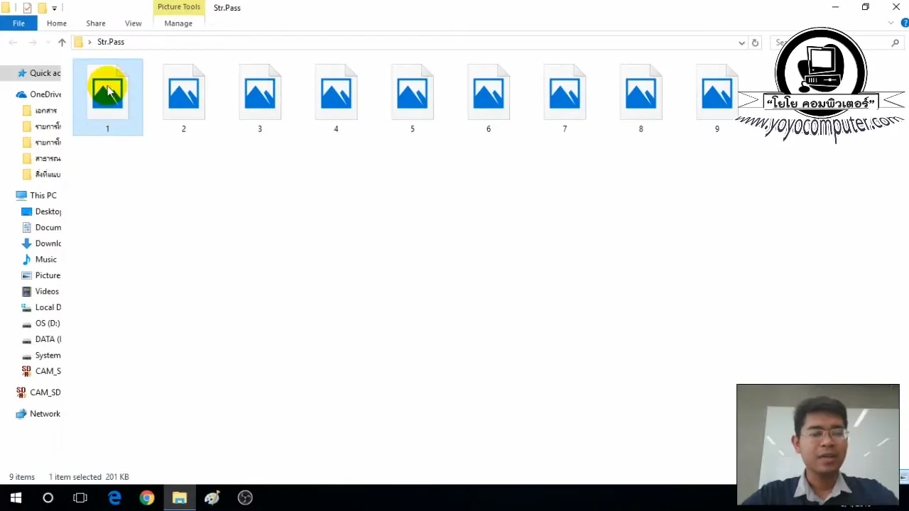 ภาพจากวิดีโอสอนแก้ปัญหา enable windows photo viewer windows 10 11