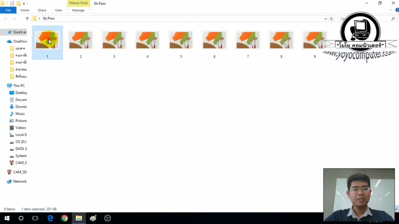 ภาพจากวิดีโอสอนแก้ปัญหา enable windows photo viewer windows 10 11