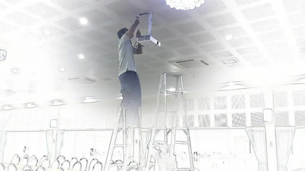 ติดตั้งโปรเจคเตอร์ห้องประชุม จอ 200 นิ้ว สระบุรี - โยโยคอมพิวเตอร์