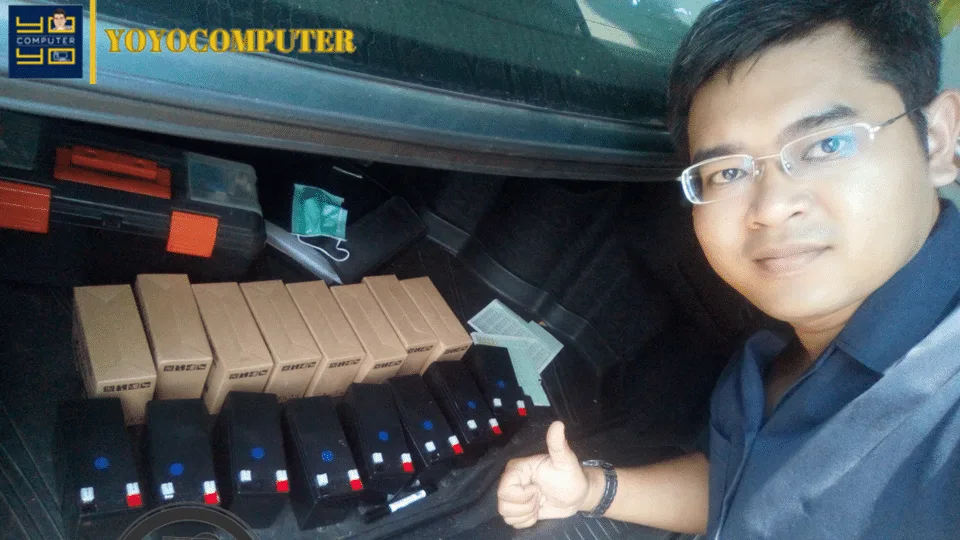 เปลี่ยนแบตเตอรี่ UPS เครื่องสำรองไฟ สระบุรี - โยโยคอมพิวเตอร์